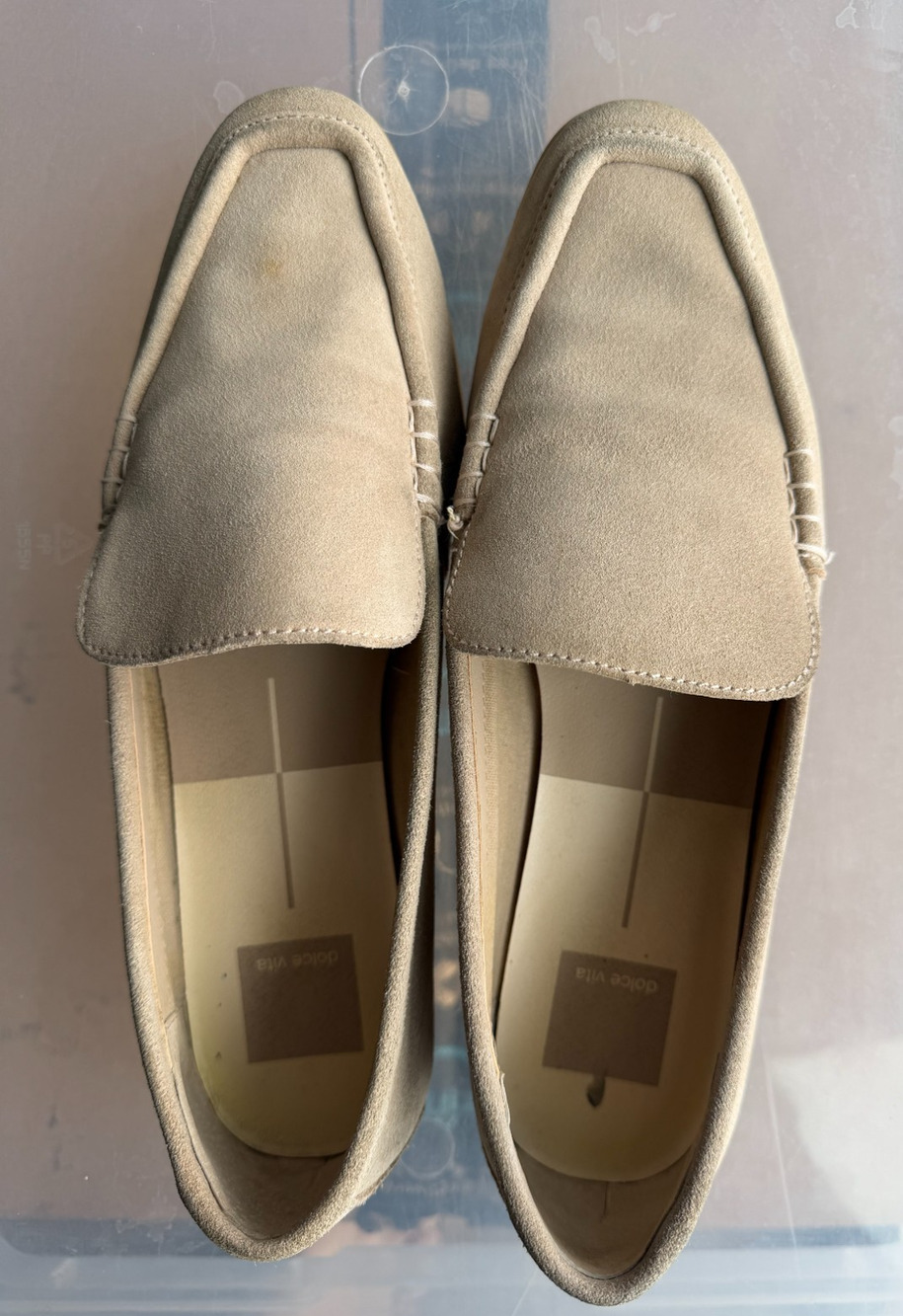 Dolce Vita Catela Dune In Color Suede Loafers Size 9, Business Casual